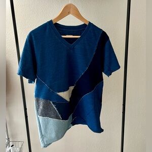 Kapital Indigo Patchwork T-Shirt - Size 3 (S/M) - Made in Japan
